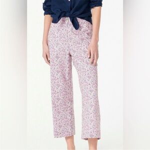 J. Crew Pull-On Crop Pant In Liberty Fabrics
Phoebe Floral- Pink/ Purple-